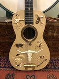 Vintage Emenee Western Style Plastic Toy Guitar Gene Autry