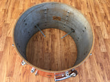 1960s Gretsch Round Badge 14"x20" Progressive Jazz Tangerine Sparkle Bass Drum