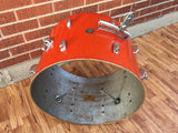 1960s Gretsch Round Badge 14"x20" Progressive Jazz Tangerine Sparkle Bass Drum