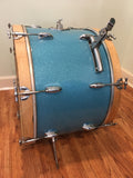 1952 Gretsch 14"x22" Round Badge "Name Band" 3 Ply Bass Drum