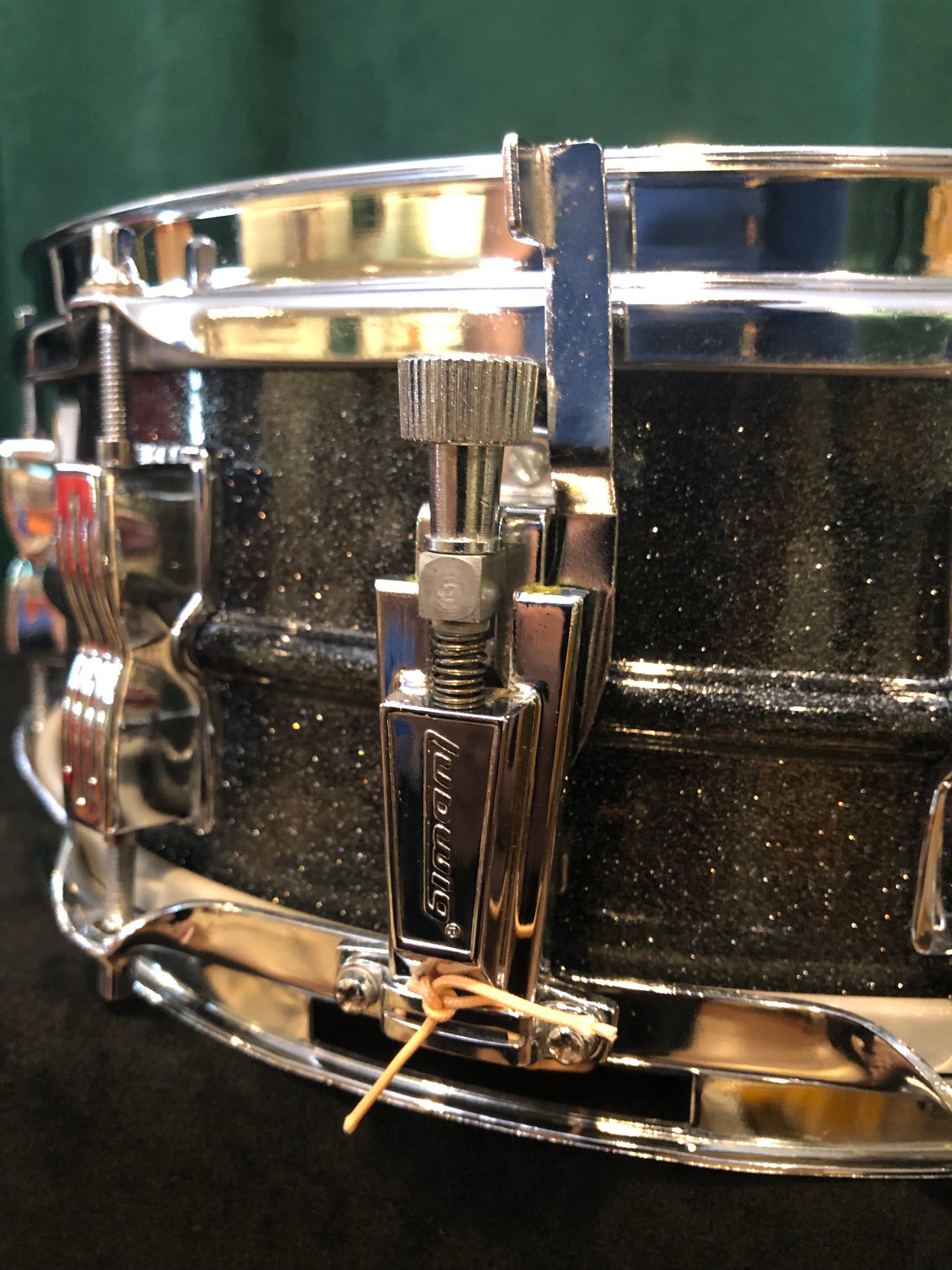 Ludwig 5x14 Black Galaxy Acrolite Snare Drum Blackrolite