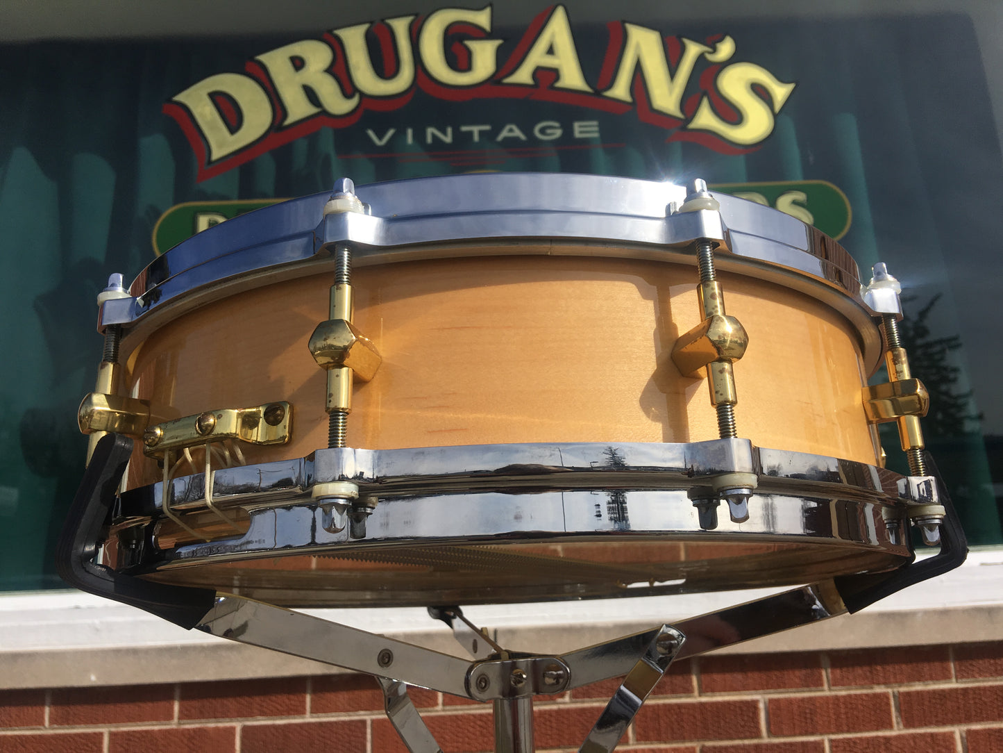 Vintage 1989 Noble & Cooley 4"x14" Solid Maple Shell Snare Drum