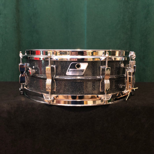 Ludwig 5x14 Black Galaxy Acrolite Snare Drum Blackrolite