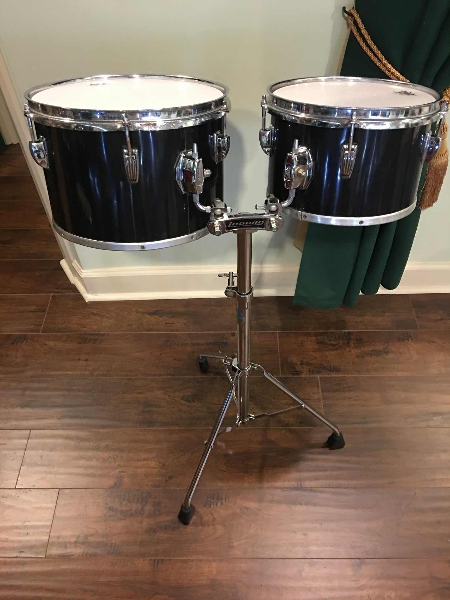 Vintage 1970's Ludwig Hercules Double Tom Stand