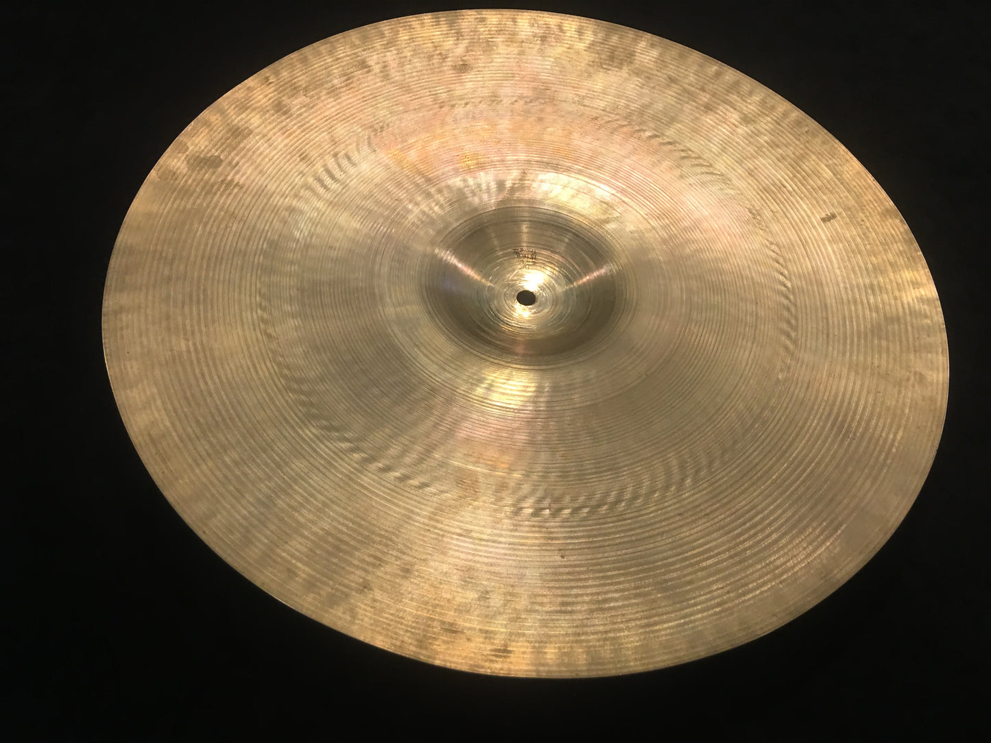 18" Zildjian A Tran Stamp Crash Ride Cymbal 1516g #496