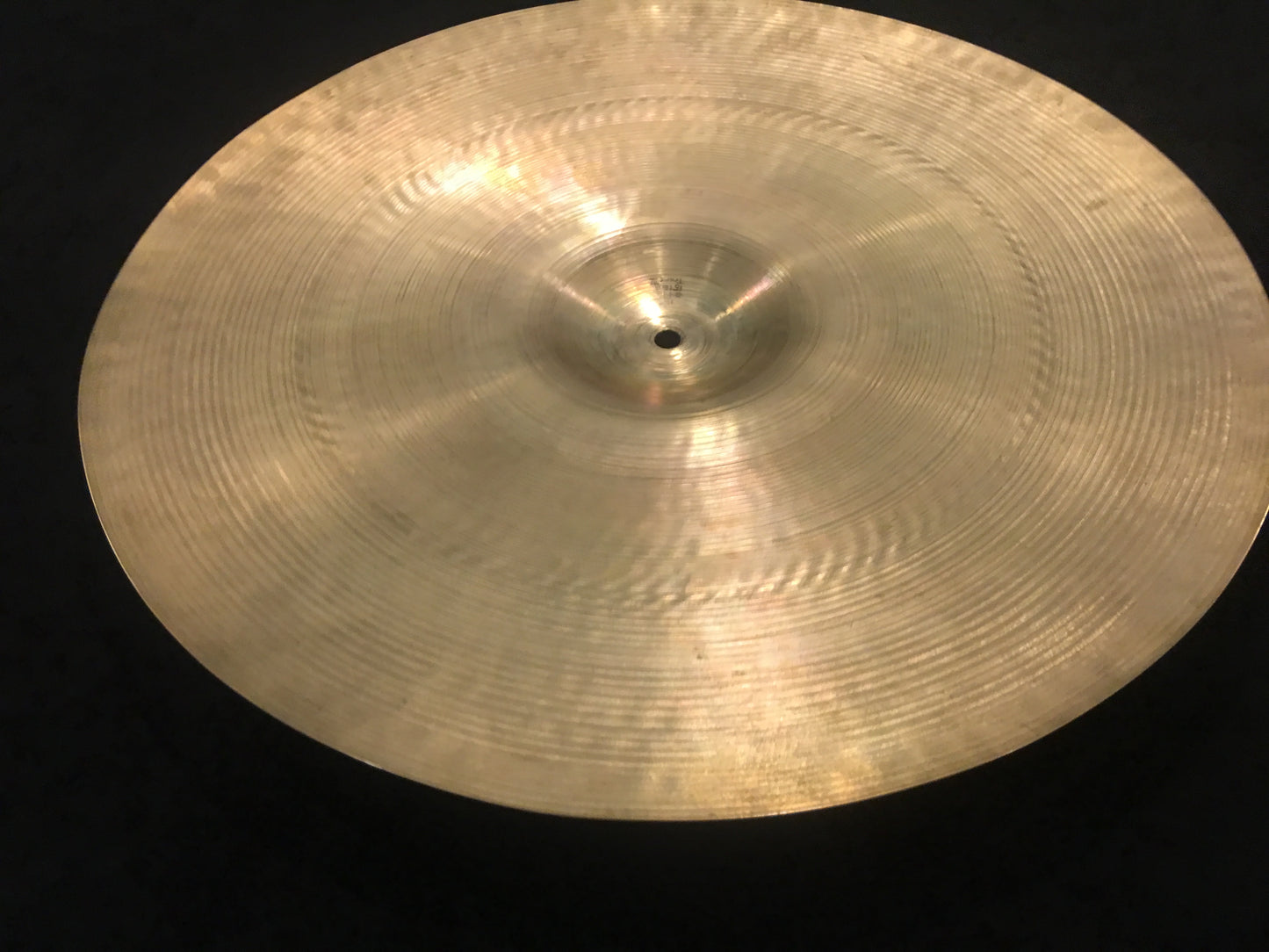 18" Zildjian A Tran Stamp Crash Ride Cymbal 1516g #496