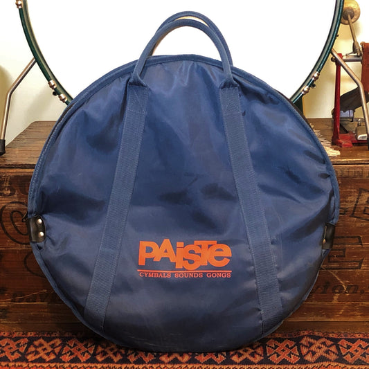 Vintage 20" Paiste Cymbal Bag Blue / Orange