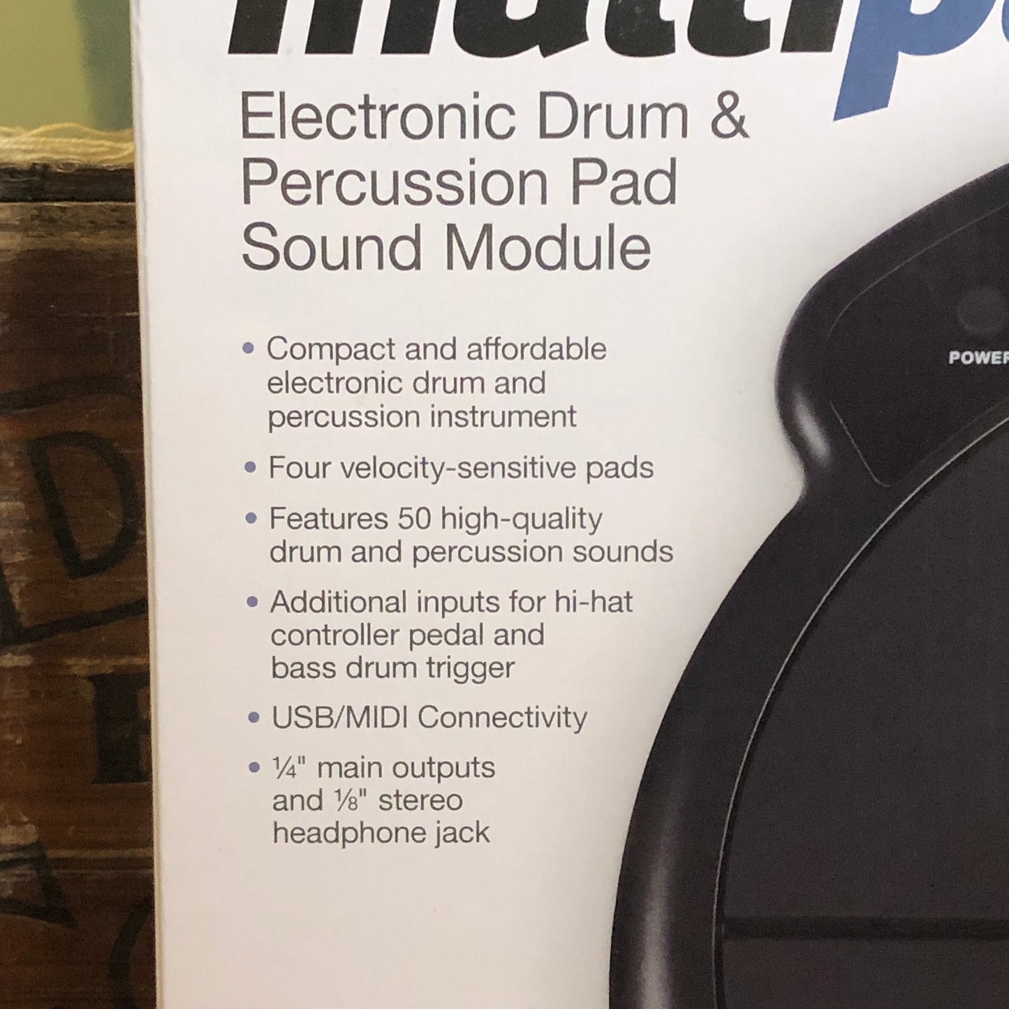 KAT Percussion KTMP1 4-Pad Electronic Drum / Percussion Pad Sound Module