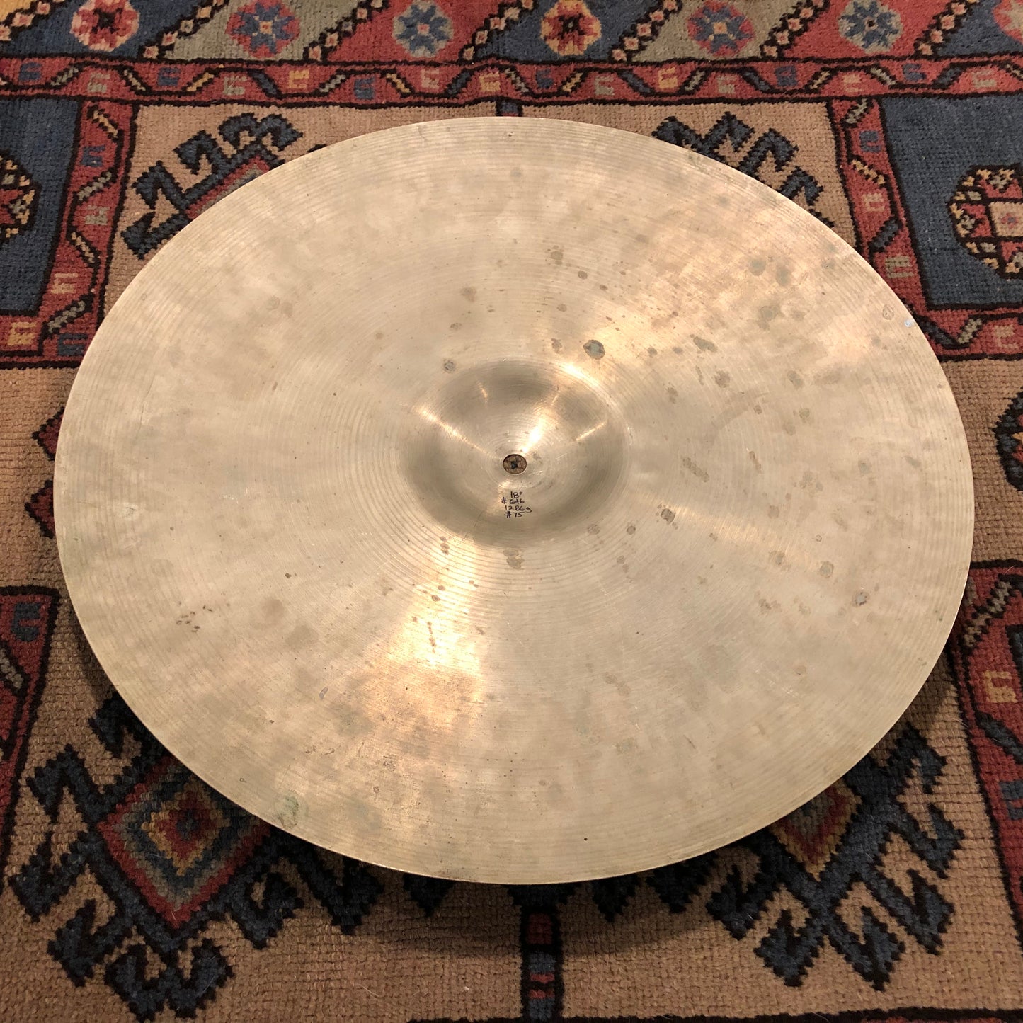 18" Paiste Ludwig Standard 1960s Crash Cymbal 1286g #646