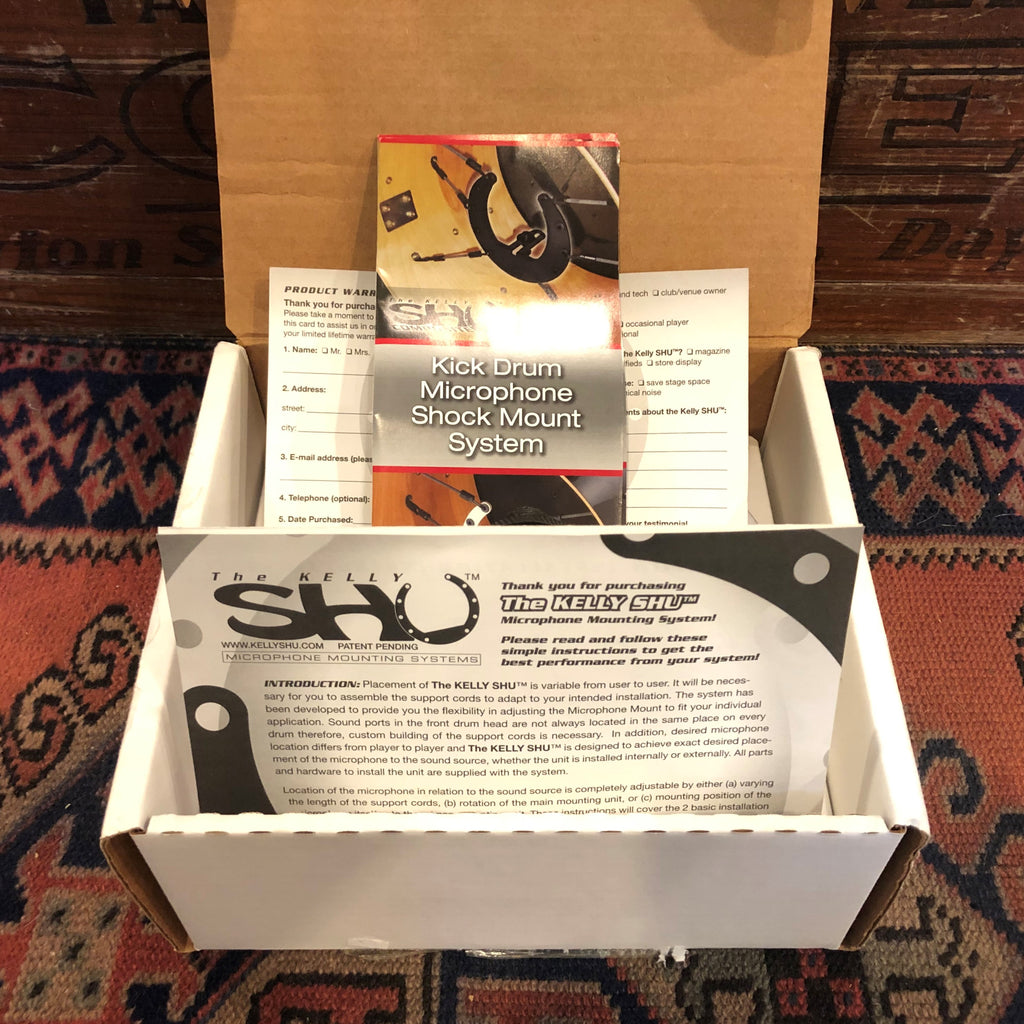 Kelly SHU Composite Kick Drum Microphone Shock Mount System Drugan's