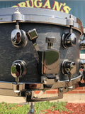 Mapex Black Panther 6.5x14 Premium Series Snare Drum Birdseye Maple Matte Black