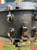 Mapex Black Panther 6.5x14 Premium Series Snare Drum Birdseye Maple Matte Black