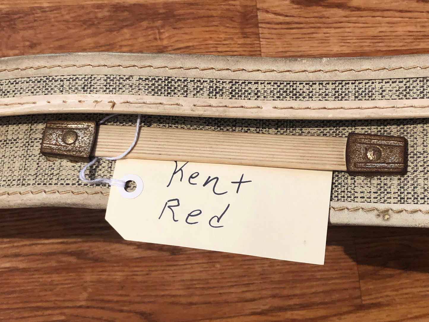 Vintage Tweed Electric Guitar Chipboard Case - Kent