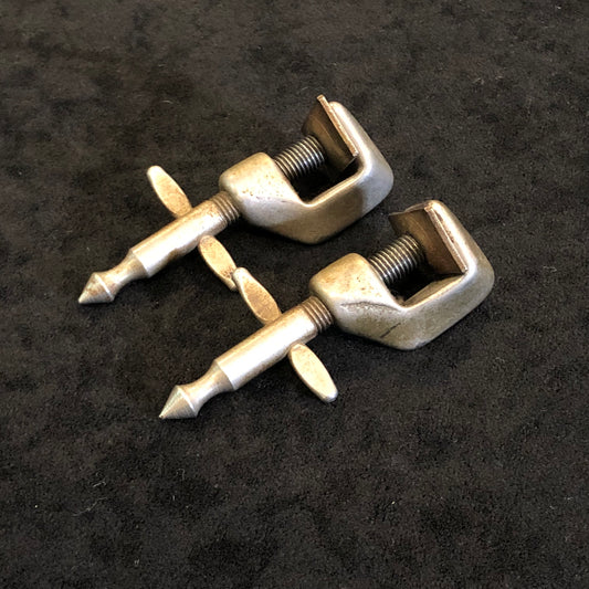 Vintage 1920s-1930s Leedy & Ludwig Hoop Mount Bass Drum Spurs