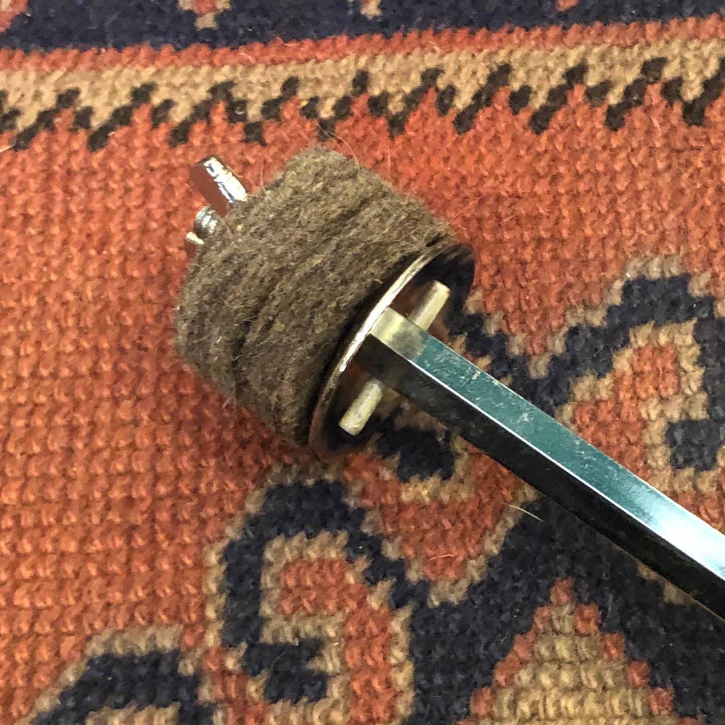1960s Rogers No. 332 Hex Rod Disappearing Cymbal Holder Arm