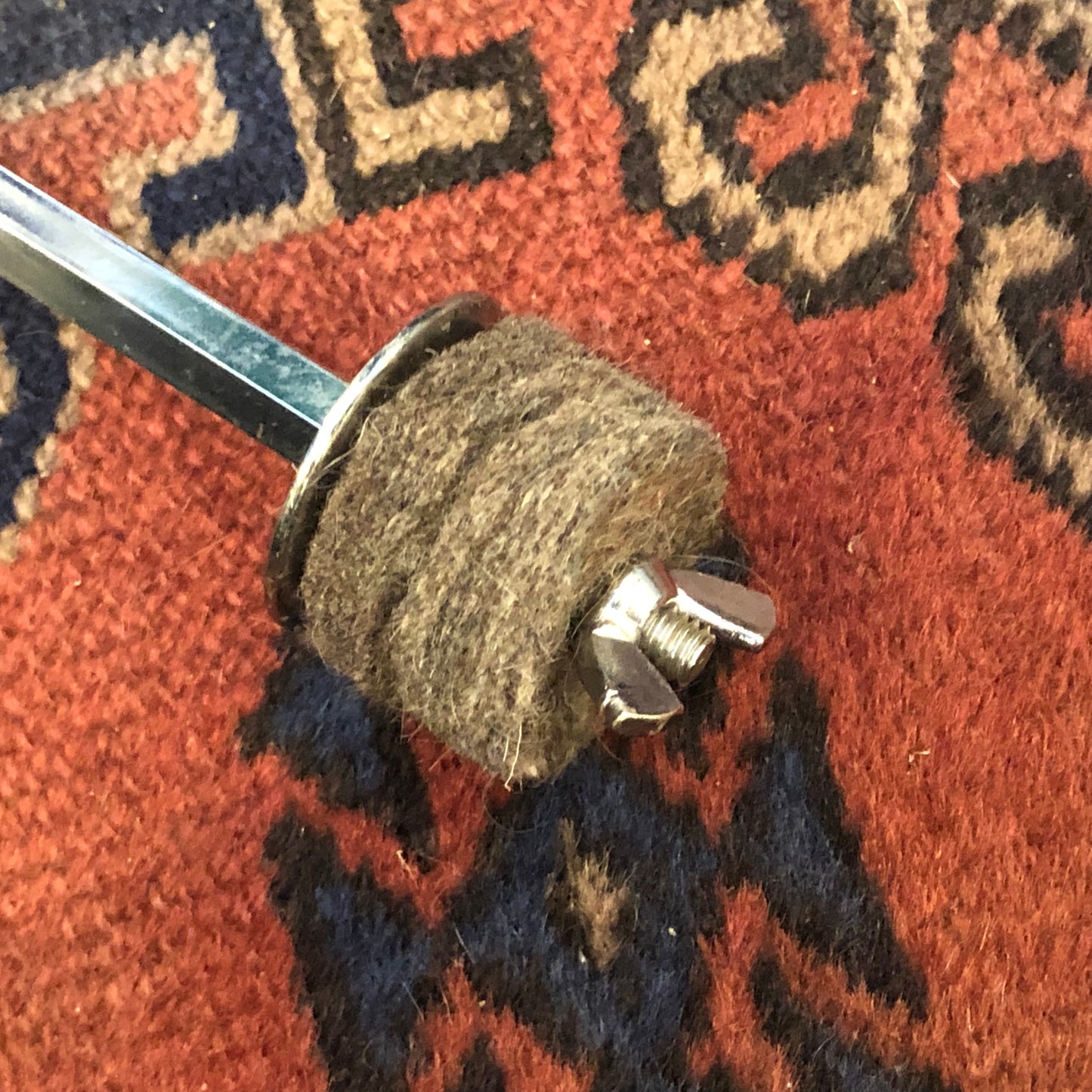 1960s Rogers No. 332 Hex Rod Disappearing Cymbal Holder Arm