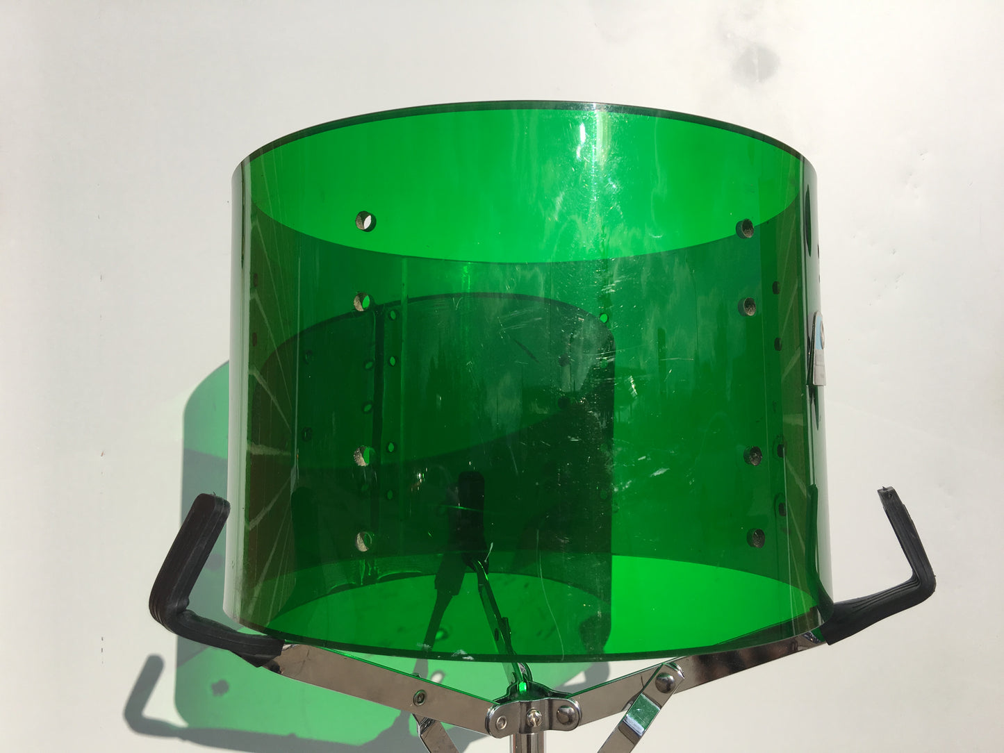 Ludwig Green Vistalite Tom Shell 12" No Cracks