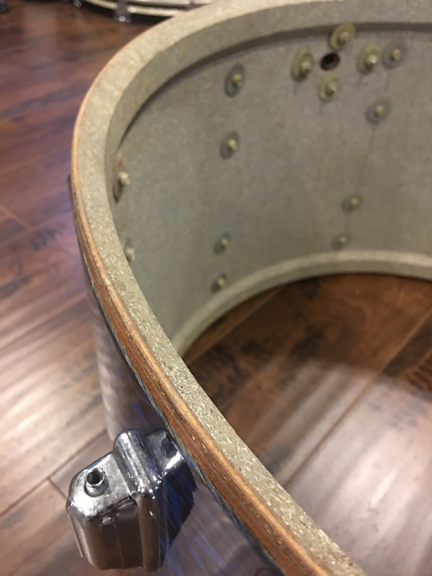 1960s Rogers 14"x24" Holiday Dayton Bass Drum - Blue Onyx