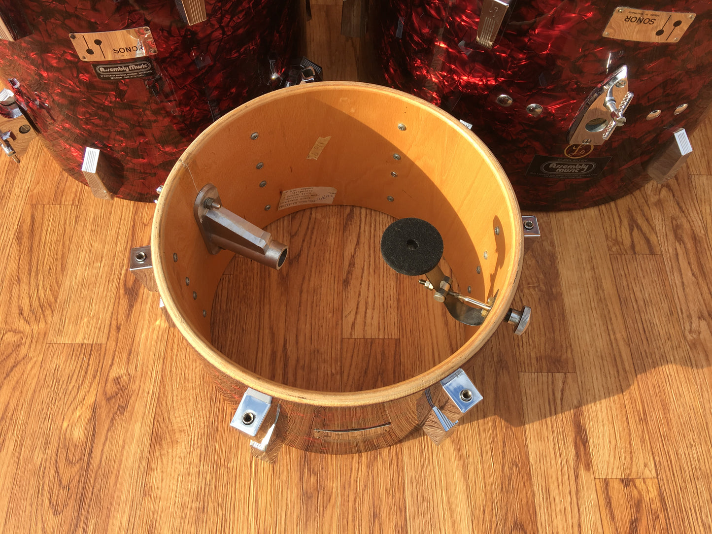 1970's Sonor Phonic "Club Super Champion" Bop Set 18/12/14 Red Slate