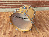 1970's Slingerland 14x18 Bop Bass Drum 3 Ply Natural Maple