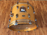 1970's Slingerland 14x18 Bop Bass Drum 3 Ply Natural Maple