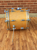 1970's Slingerland 14x18 Bop Bass Drum 3 Ply Natural Maple