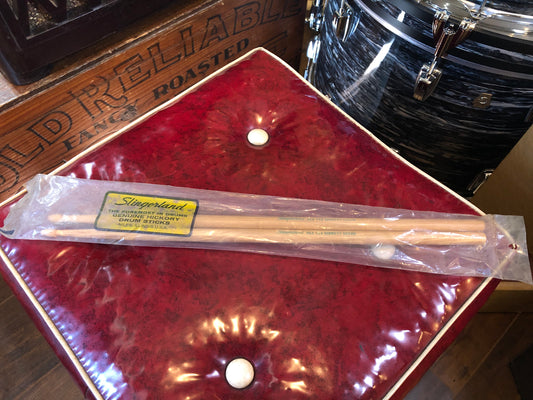 1960s N.O.S. Slingerland Barrett Deems 19A Wood Tip Drum Sticks w/ Original Bag