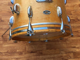 1970's Slingerland 14x18 Bop Bass Drum 3 Ply Natural Maple