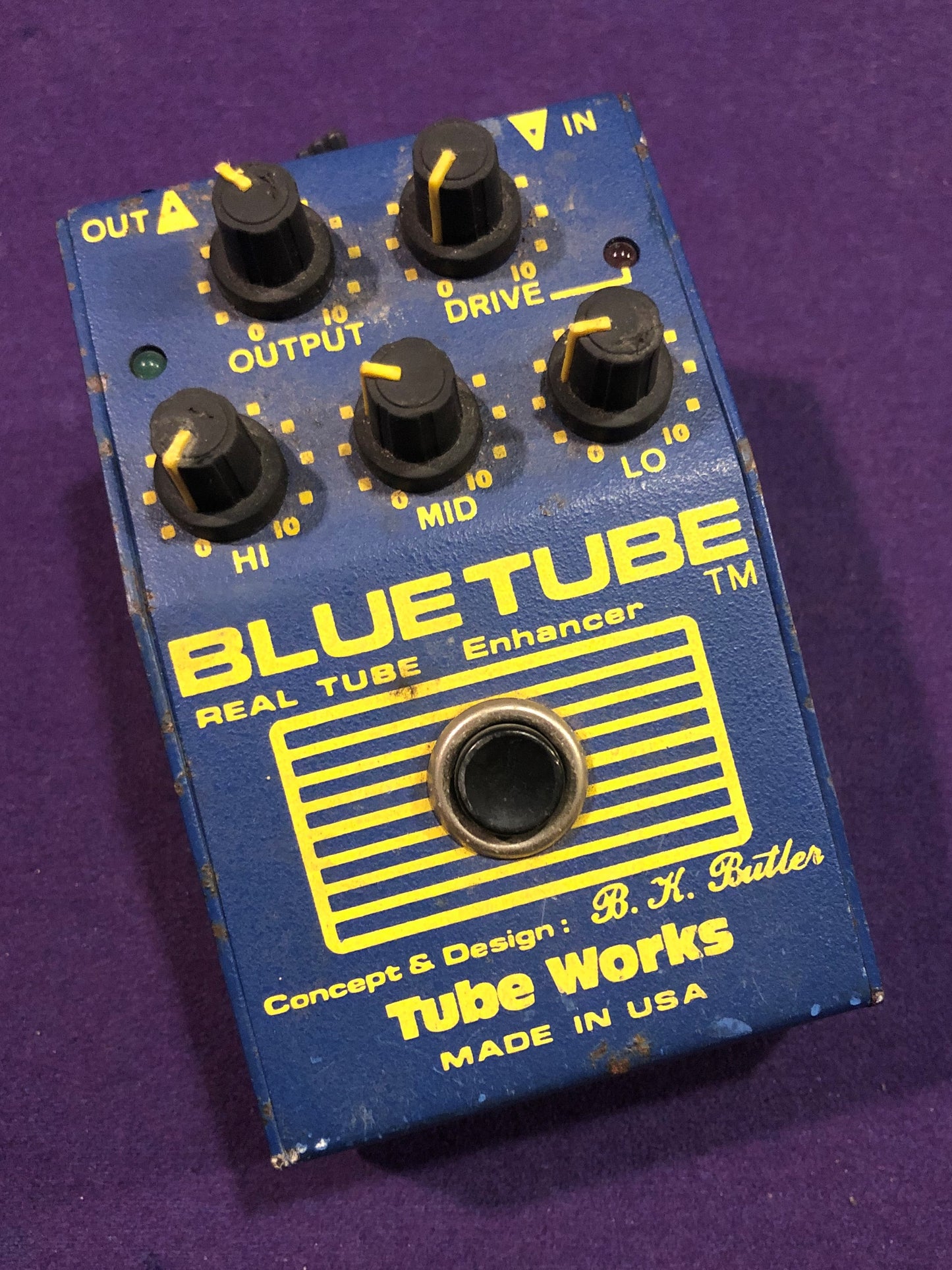 blue tube pedal B.K. Butler Tube Works Blue Tube Real Tube Enhancer for Parts / As-Is – Drugan's Drums & Guitars