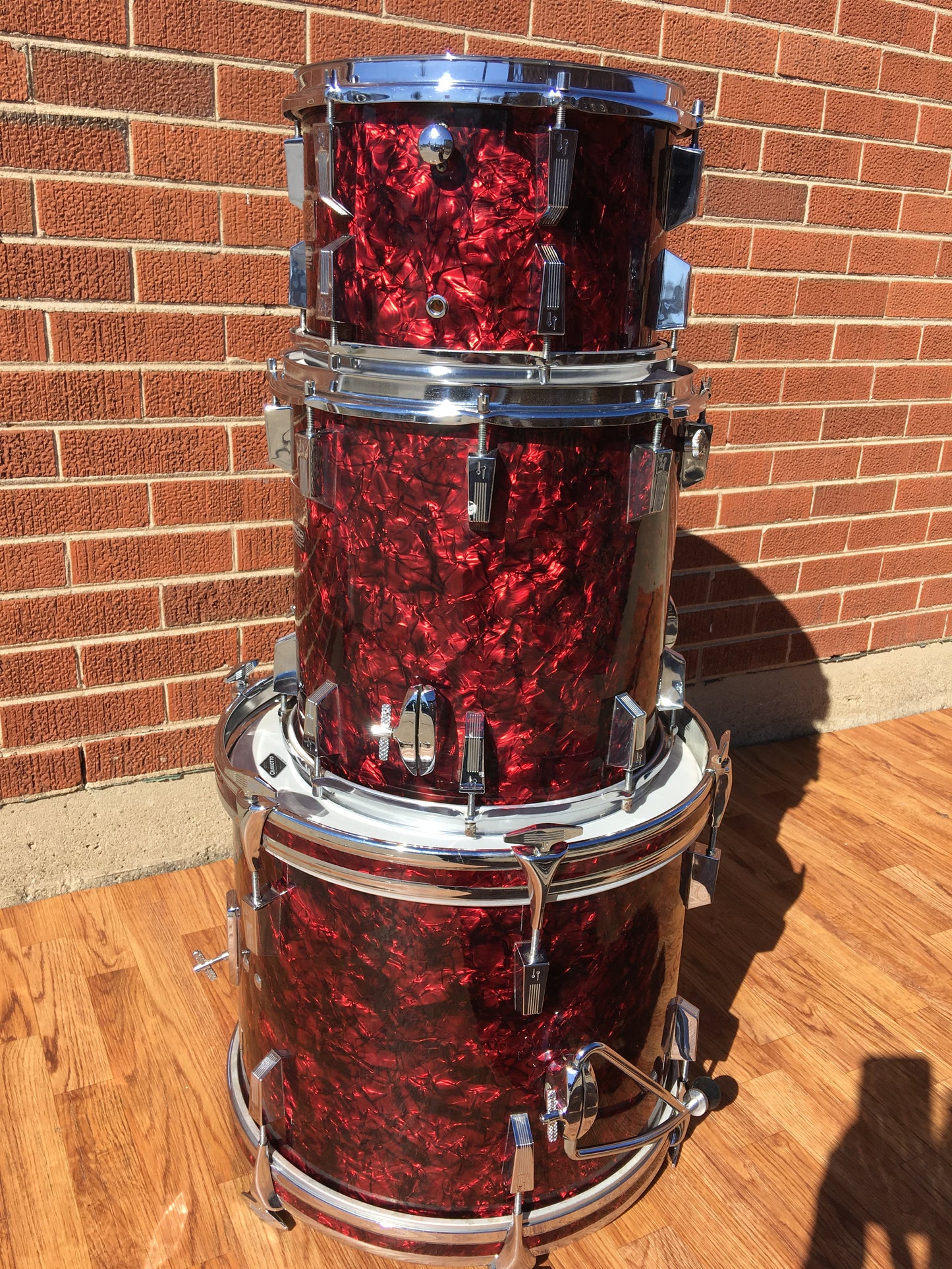1970's Sonor Phonic "Club Super Champion" Bop Set 18/12/14 Red Slate