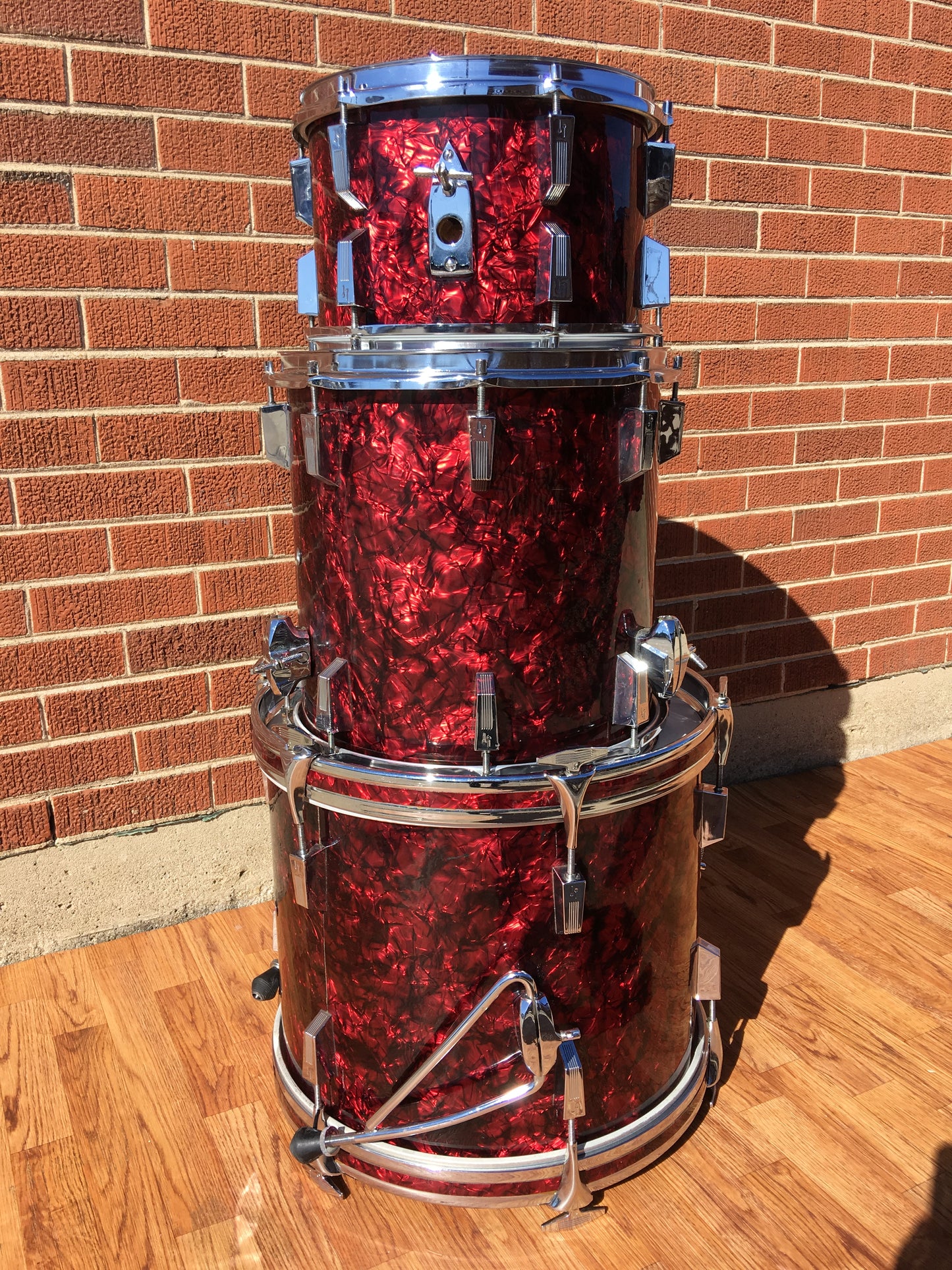 1970's Sonor Phonic "Club Super Champion" Bop Set 18/12/14 Red Slate