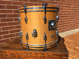 1970's Slingerland 14x18 Bop Bass Drum 3 Ply Natural Maple