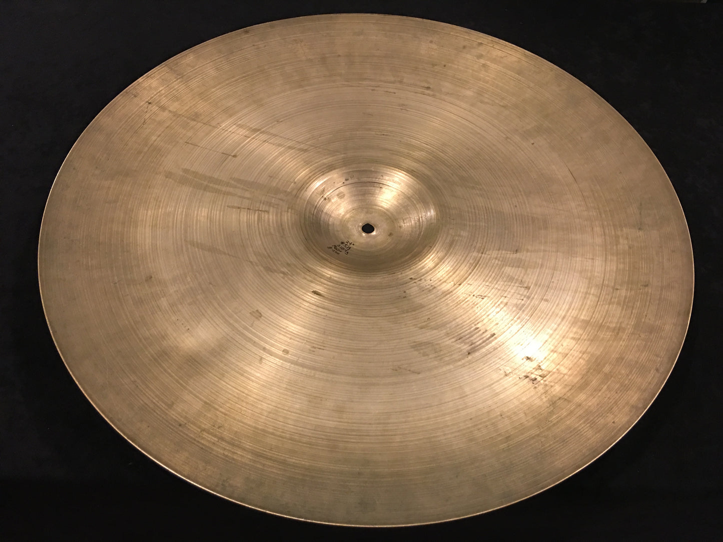 24" Zildjian A Early 1960's Light Ride Cymbal 3184g #539