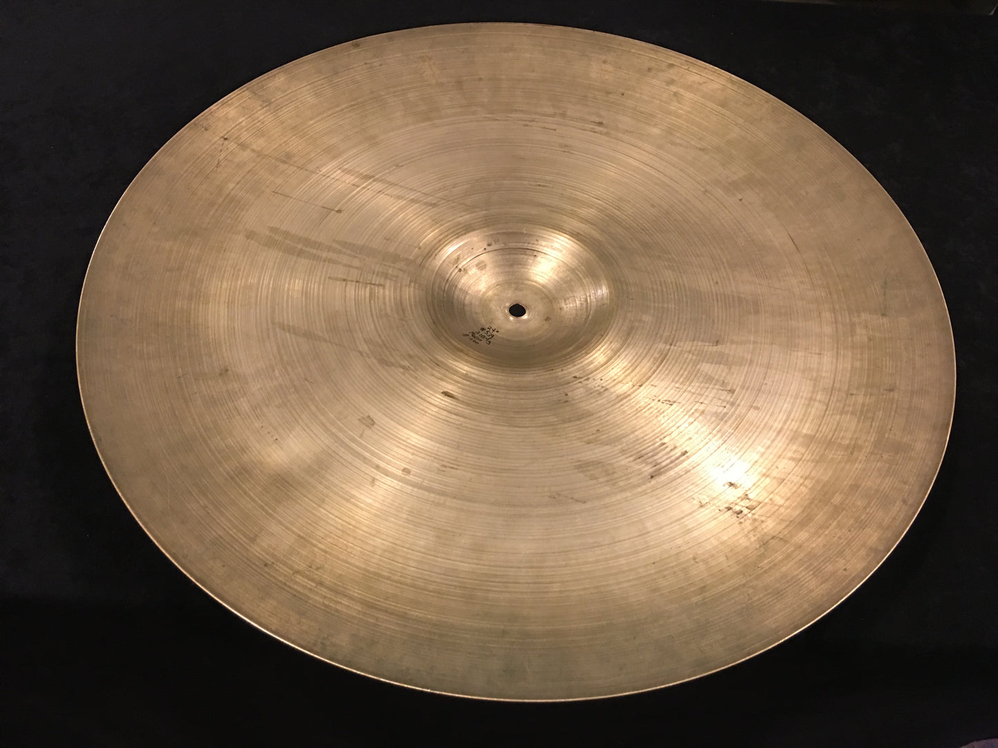 24" Zildjian A Early 1960's Light Ride Cymbal 3184g #539