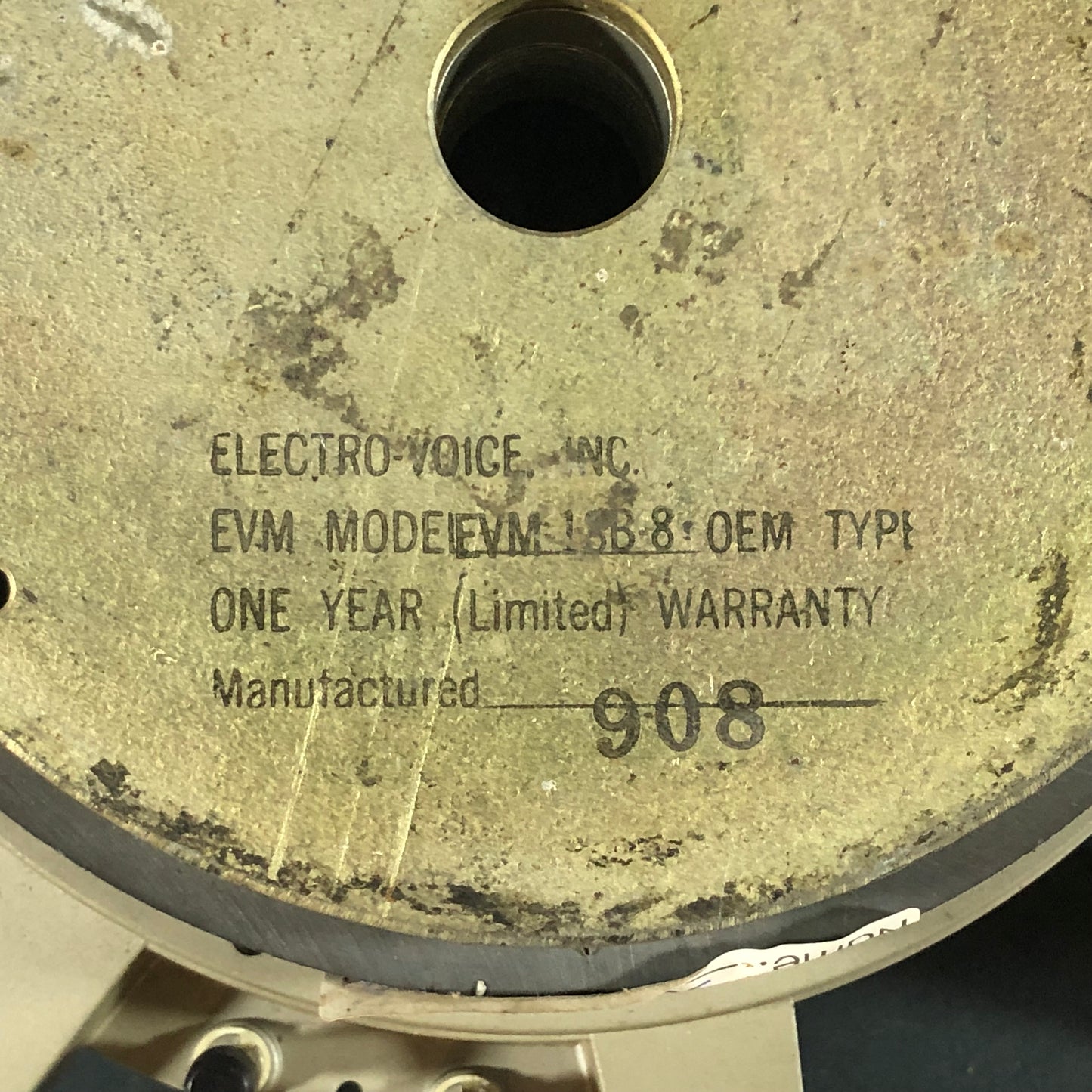 Vintage Electro-Voice EVM-18B 18" Speaker EV EVM18B