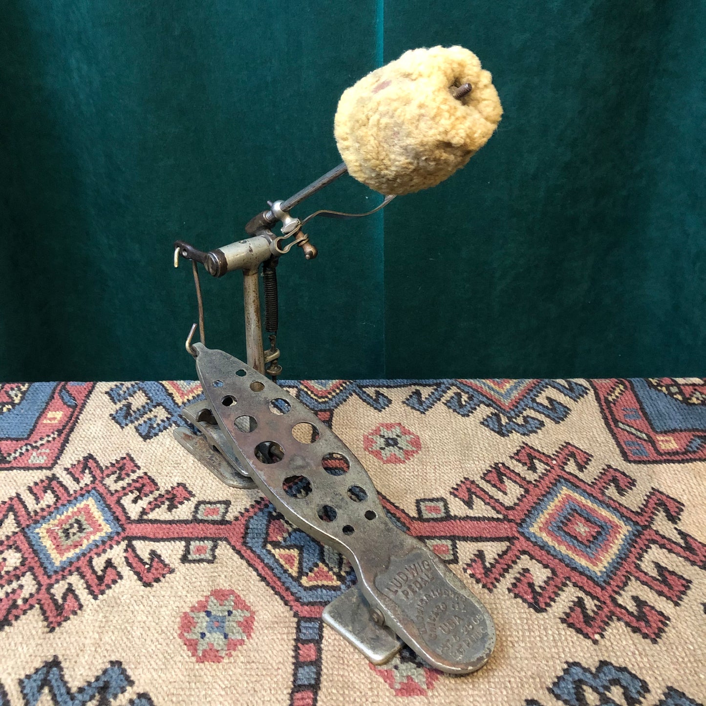 Rare 1923 Vintage Ludwig & Ludwig Bass Drum Pedal