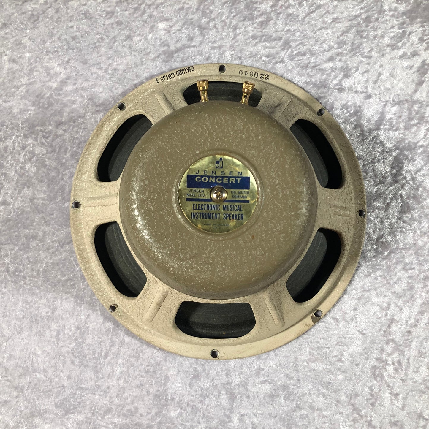 Vintage Jensen EM1220 12" Speaker #1 - For Parts As-Is
