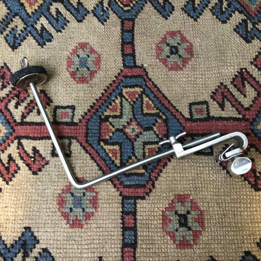 Early 1900s Walberg & Auge Hoop Mounted Cymbal Holder L-Arm