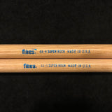 Vintage N.O.S. Fibes 4A-H Wood Tip Hickory Drum Sticks w/ Original Bag