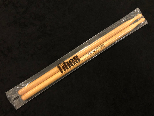 Vintage N.O.S. Fibes 2B Power Stick Wood Tip Hickory Drum Sticks w/ Original Bag