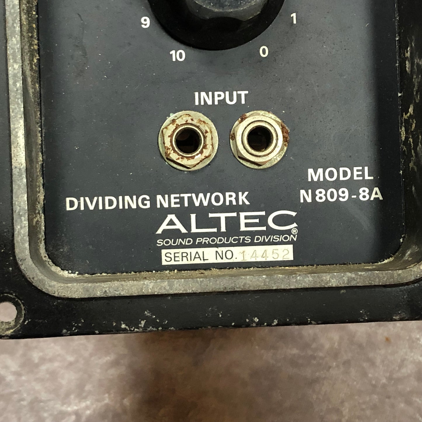 Vintage Altec N809-8A Dividing Network Crossover