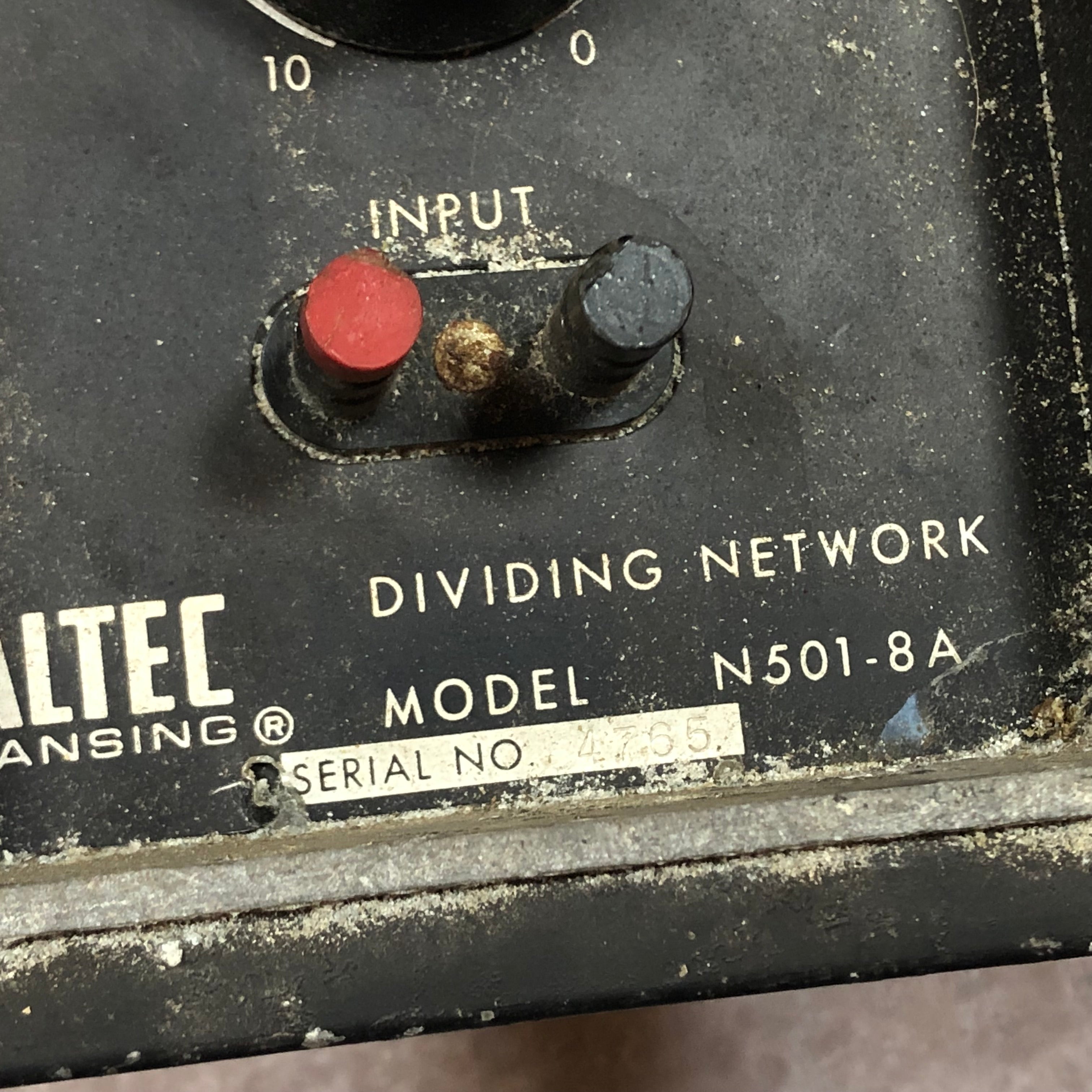 Vintage Altec N501-8A Dividing Network Crossover – Drugan's Drums