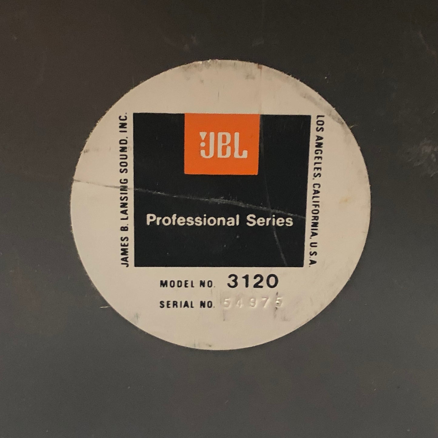 Vintage JBL Professional 3120 Frequency Dividing Network Crossover