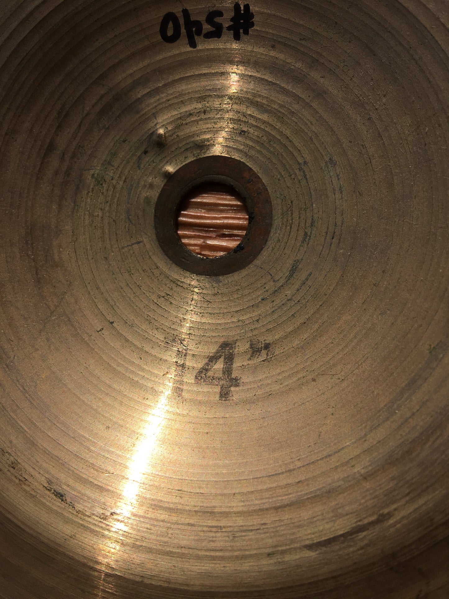 14" 1976 Paiste Black Label 2002 Sound Edge Hi-Hat Cymbals 958/1016g #540