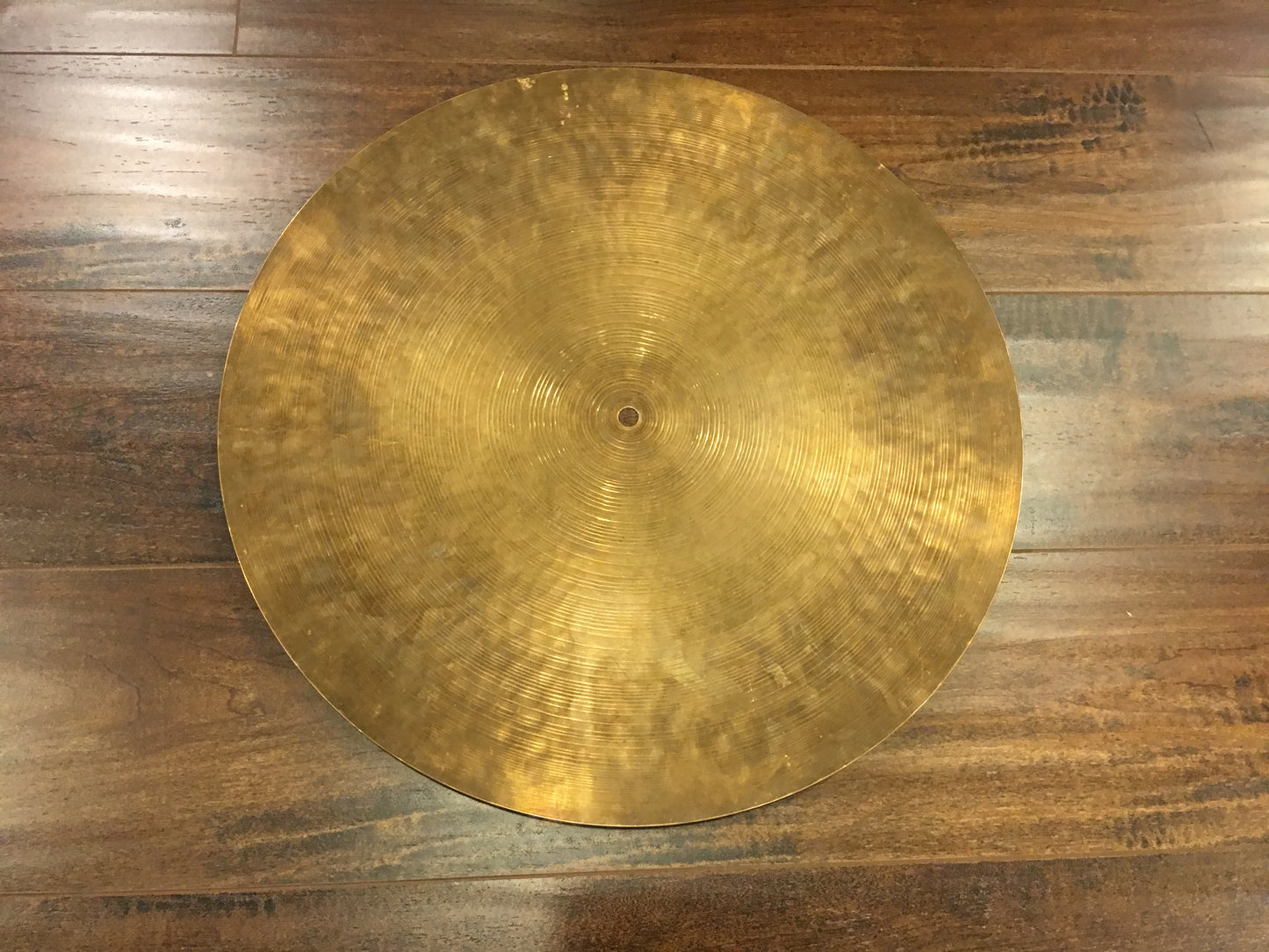 Vintage 1981 18" Paiste Flat Ride 2002 Red Label Cymbal 1580g