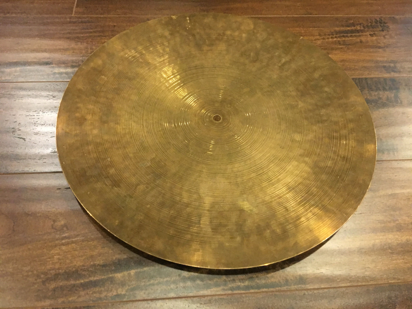 Vintage 1981 18" Paiste Flat Ride 2002 Red Label Cymbal 1580g