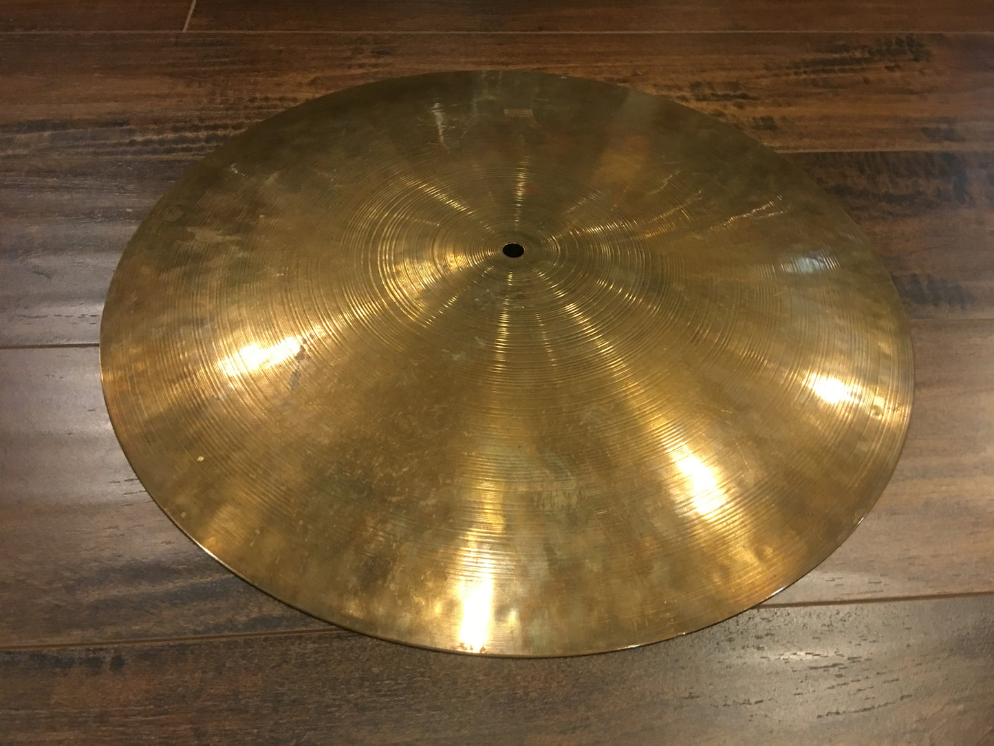 Vintage 1981 18" Paiste Flat Ride 2002 Red Label Cymbal 1580g