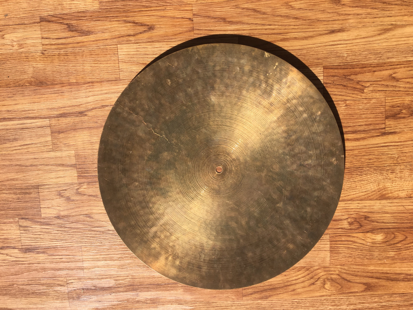 Vintage 1981 18" Paiste Flat Ride 2002 Red Label Cymbal 1580g