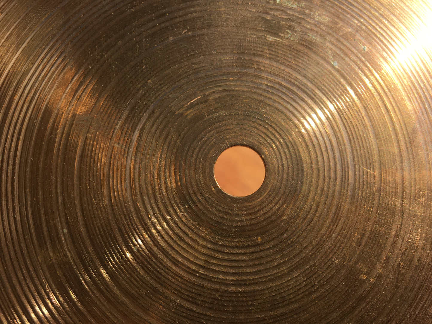 Vintage 1981 18" Paiste Flat Ride 2002 Red Label Cymbal 1580g
