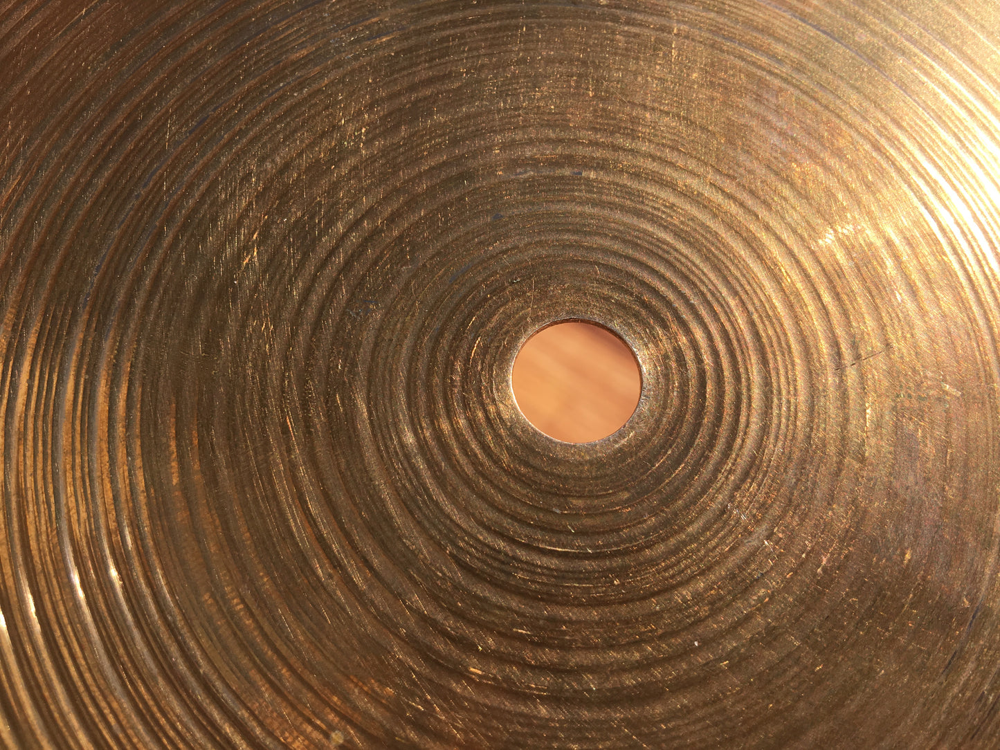 Vintage 1981 18" Paiste Flat Ride 2002 Red Label Cymbal 1580g